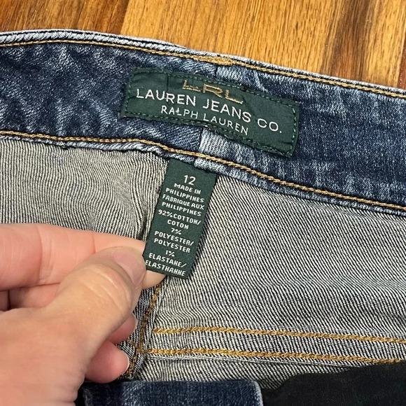 Lauren Ralph Lauren Heritage Straight Leg Jeans Women's Size 12 - Picture 5 of 11